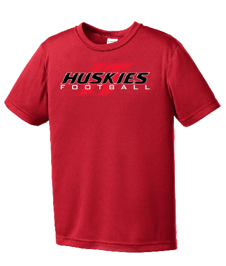 Huskies Football Faded Swift HT  |  Adult |  Performance  |  FB007