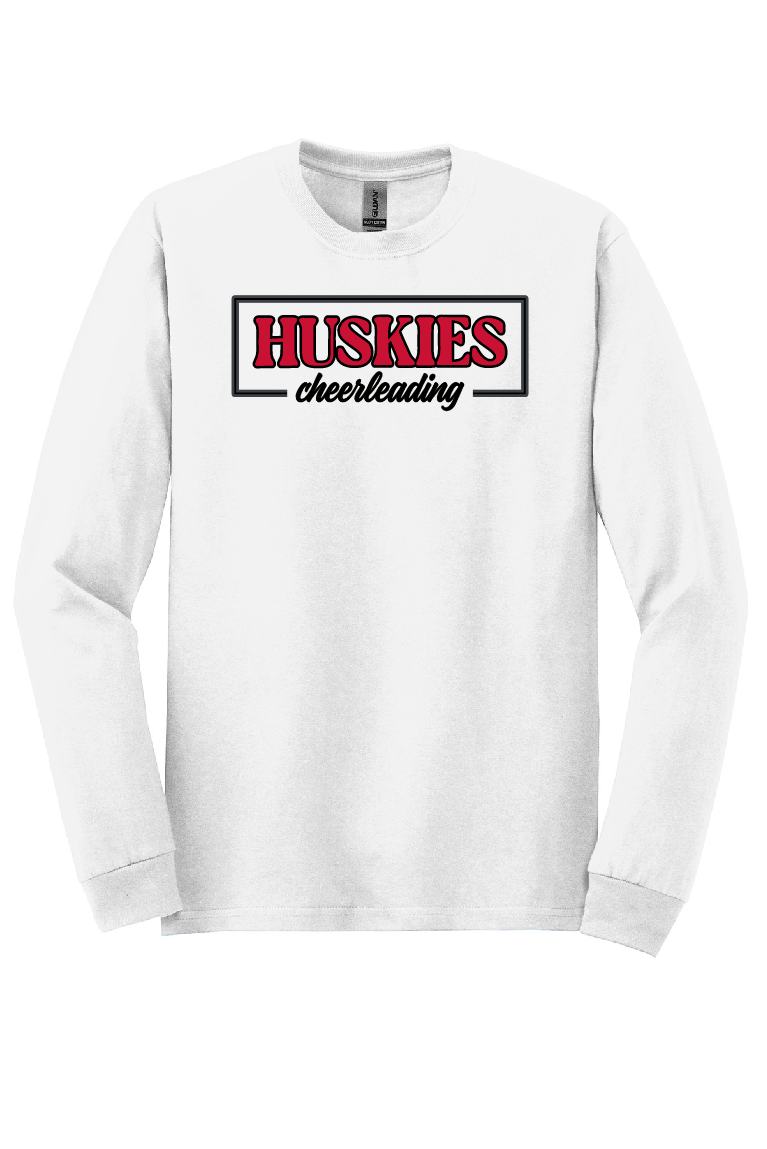 Huskies Cheerleading Box  |  Youth  |  Cotton Long Sleeve  |  YCH005