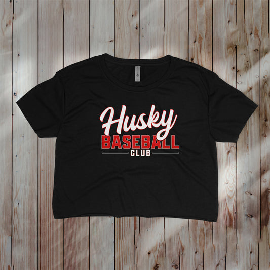 Husky Baseball Club  |  Adult  |  Cropped Tshirt  |  HBC011