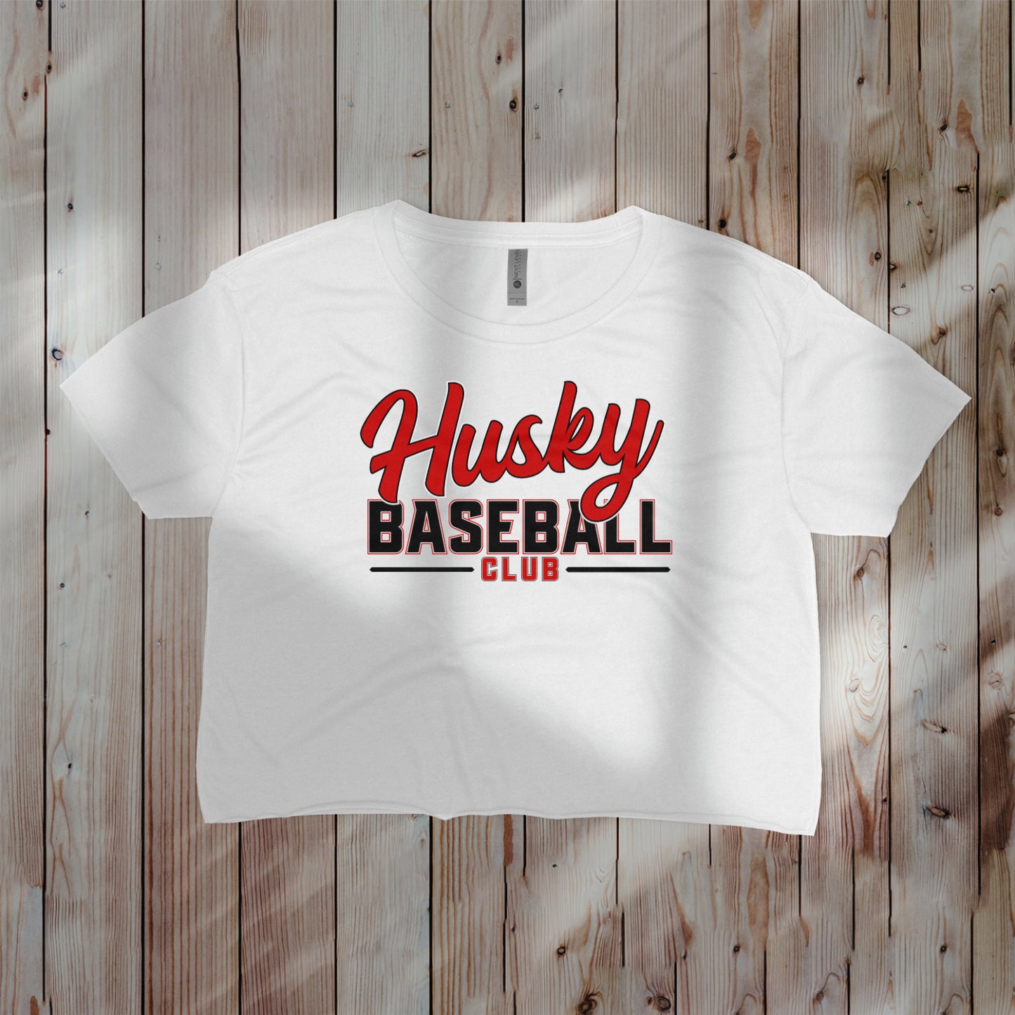 Husky Baseball Club  |  Adult  |  Cropped Tshirt  |  HBC011