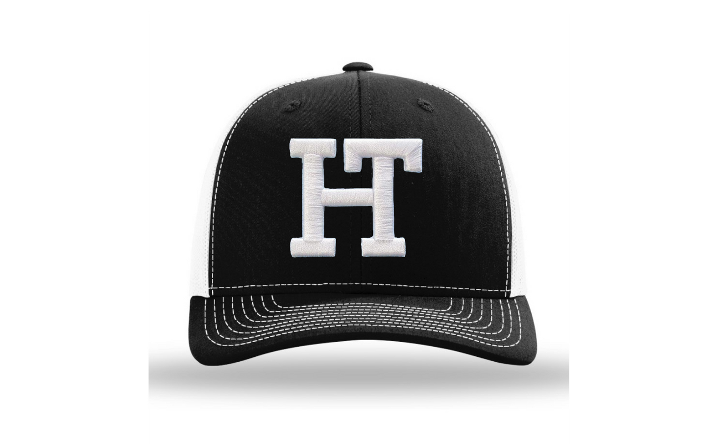 Hat  |  Richardson 112  |  Black with White Mesh Snapback  |  HH002