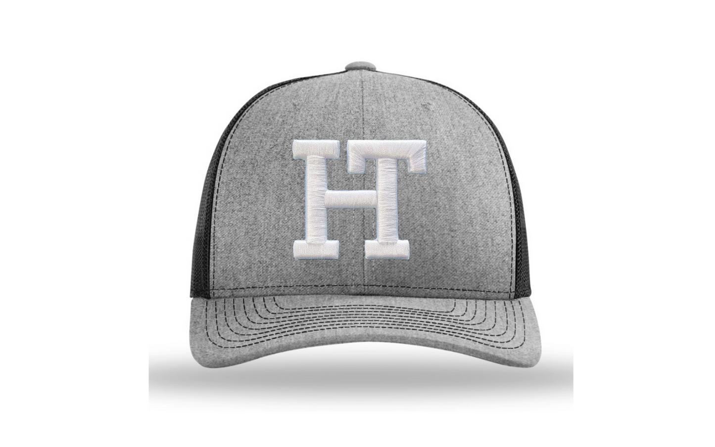 Hat  |  Richardson 112  |  Grey with Black Mesh Snapback  |  HH003