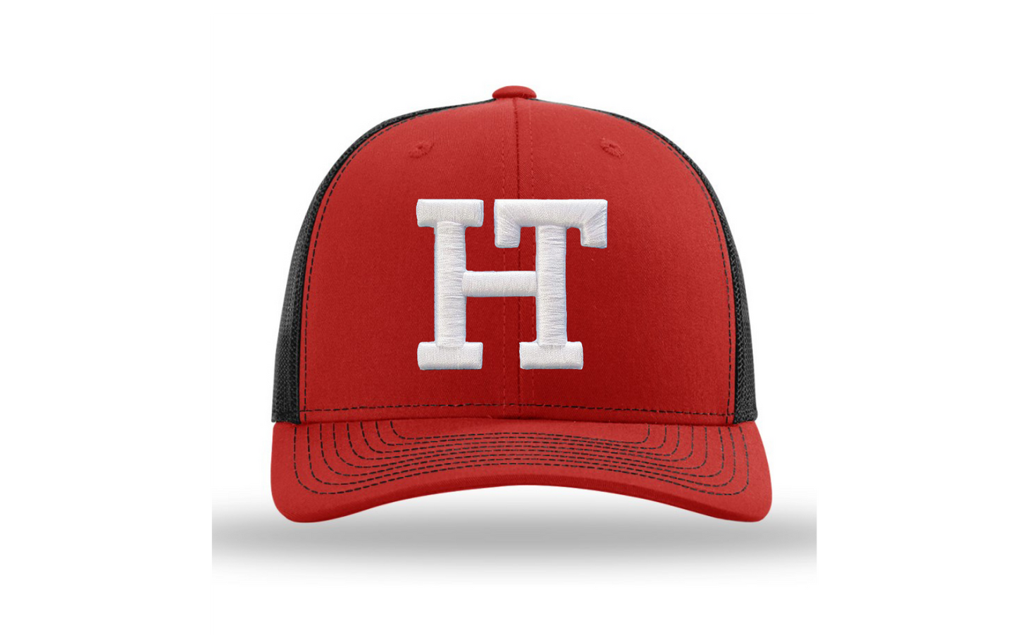 Hat  |  Richardson 112  |  Red with Black Mesh Snapback  |  HH004