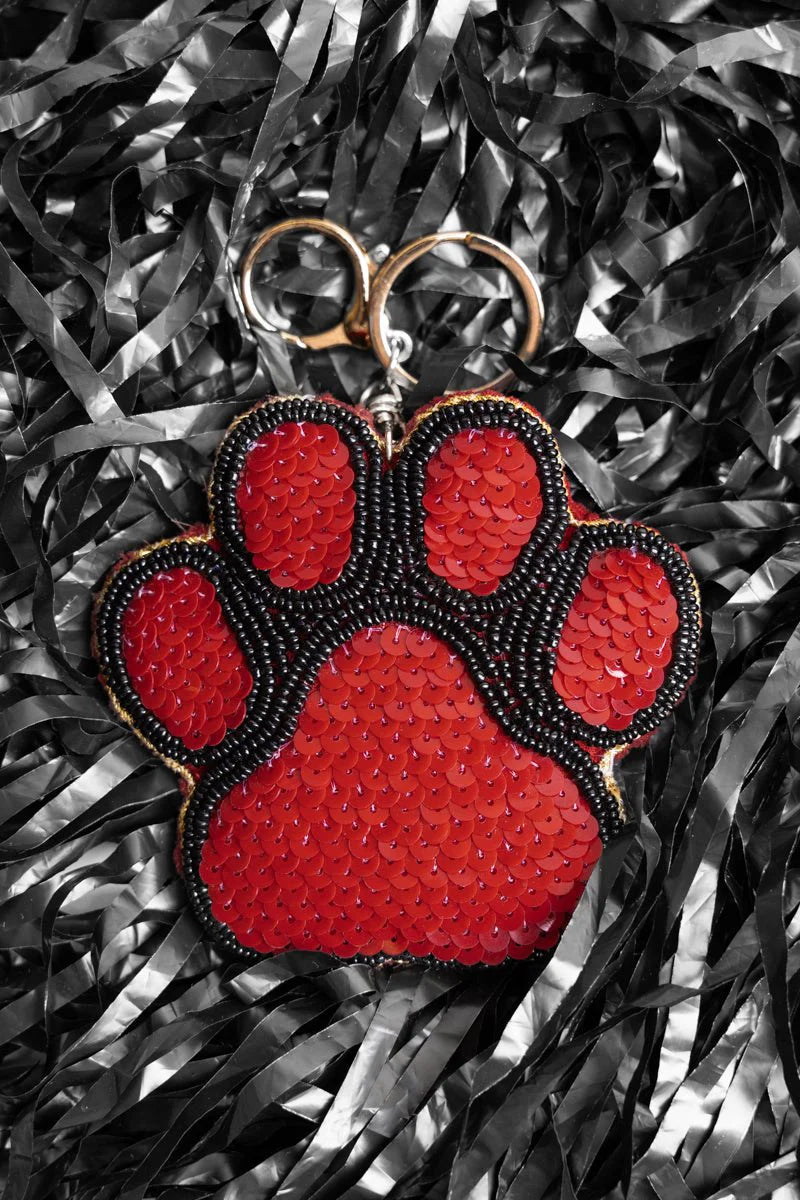 Sequin Paw  |  Keychain  |  AC010